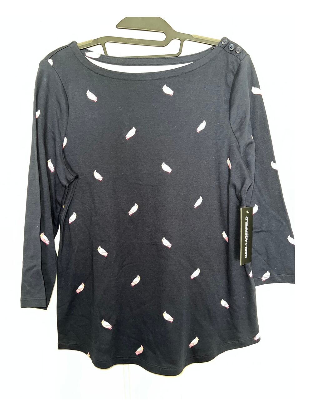 Karl Lagerfeld Knit top NWT MSRP $59 Small (B20400)